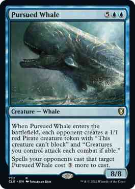 Pursued Whale [732] [Commander Legends: Battle for Baldur's Gate] [Non-Foil]