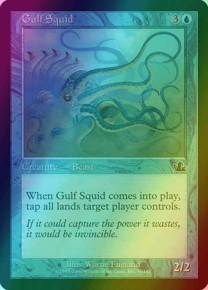 Gulf Squid [35] [Prophecy] [Foil]
