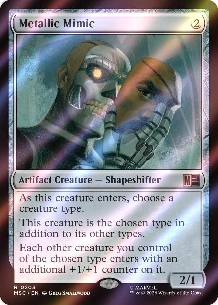 Metallic Mimic [203] [Marvel Super Heroes: Commander] [Surge Foil]