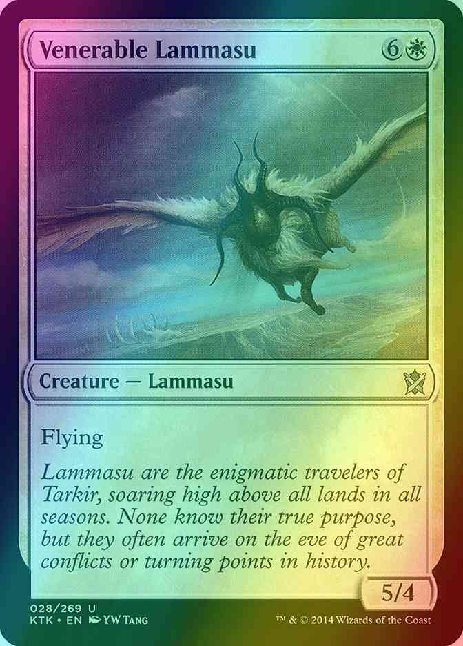 Venerable Lammasu [28] [Khans Of Tarkir] [Foil]