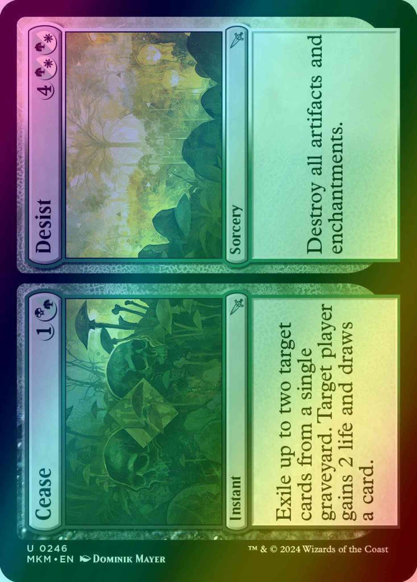 Cease // Desist [246] [Murders at Karlov Manor] [Foil]