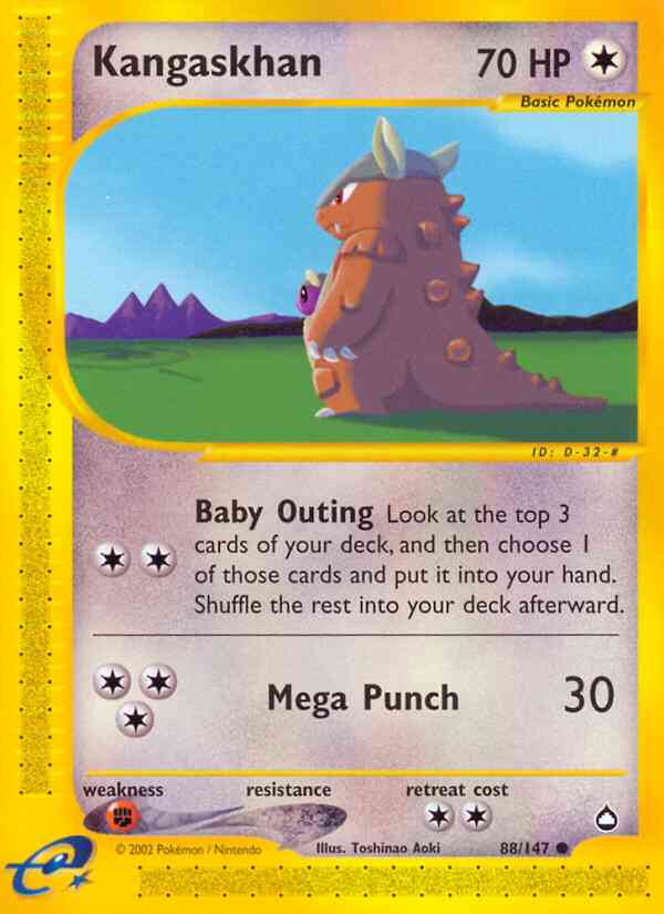 Kangaskhan - 88/147 - Common [ecard2-88] [Non-Holo]