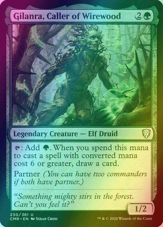 Gilanra, Caller of Wirewood [230] [Commander Legends] [Foil]