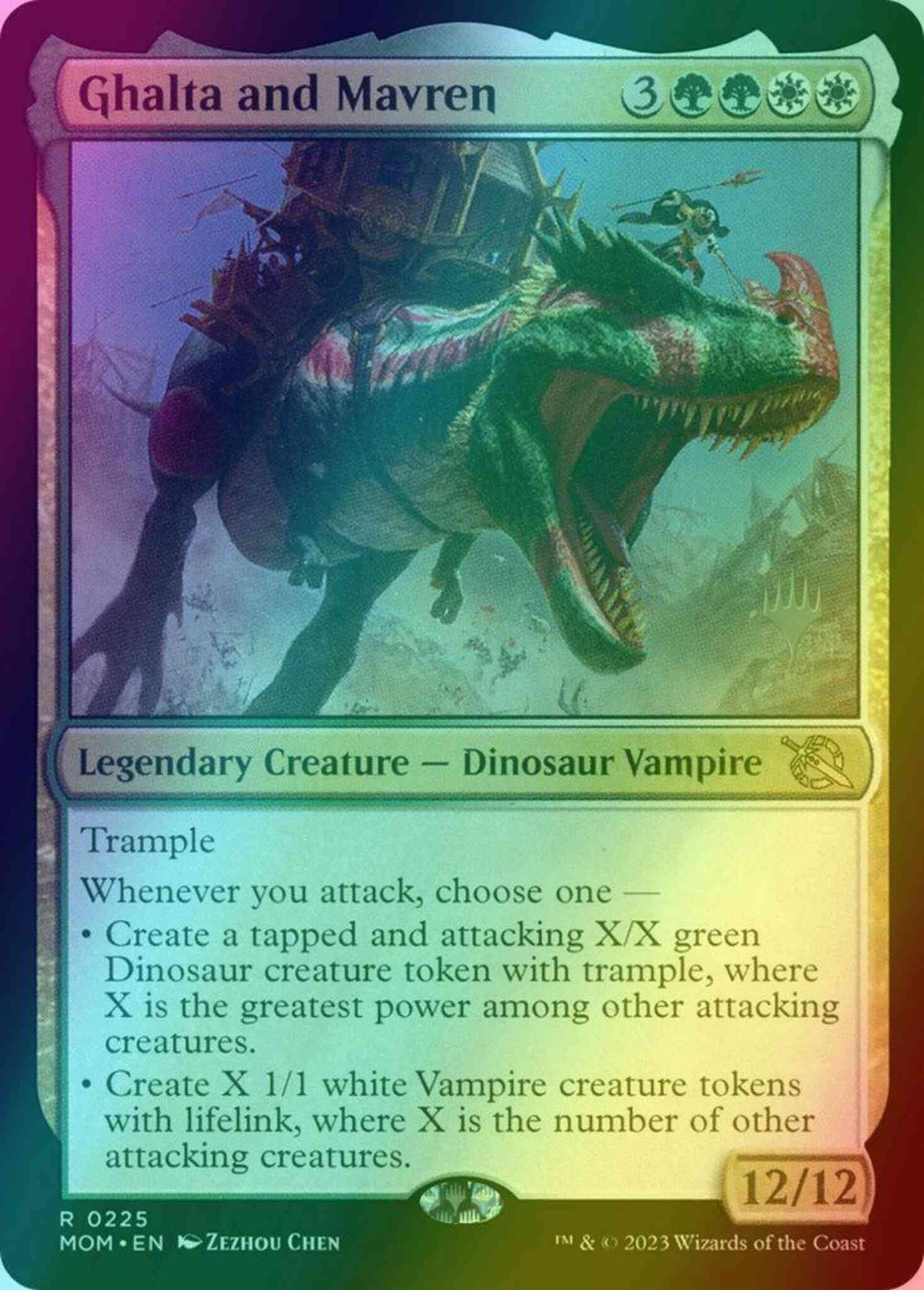 Ghalta and Mavren [225p] [Promo Pack] [March of the Machine: Promos] [Foil]