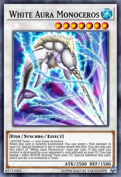 White Aura Monoceros - RIRA-EN095 - Super Rare - 1st Edition