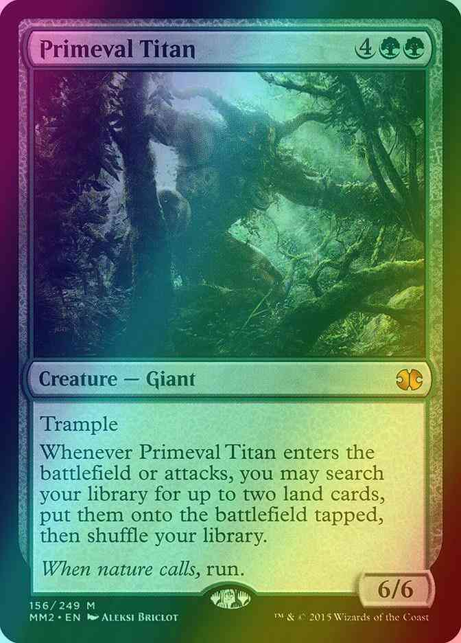 Primeval Titan [156] [Modern Masters 2015] [Foil]