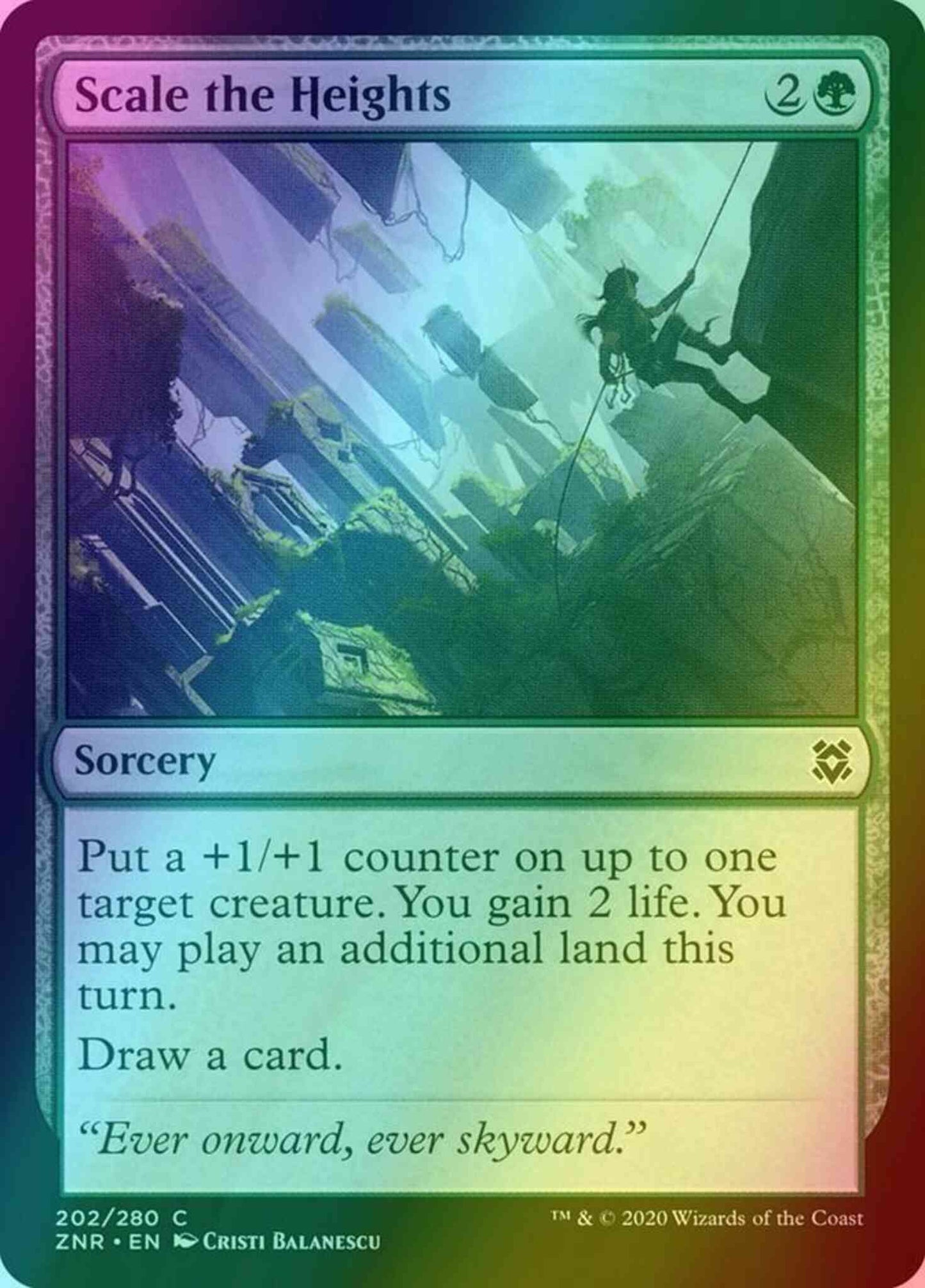 Scale the Heights [202] [Zendikar Rising] [Foil]