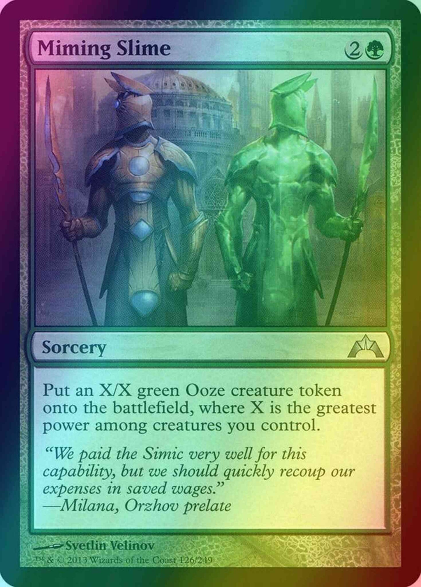 Miming Slime [126] [Gatecrash] [Foil]