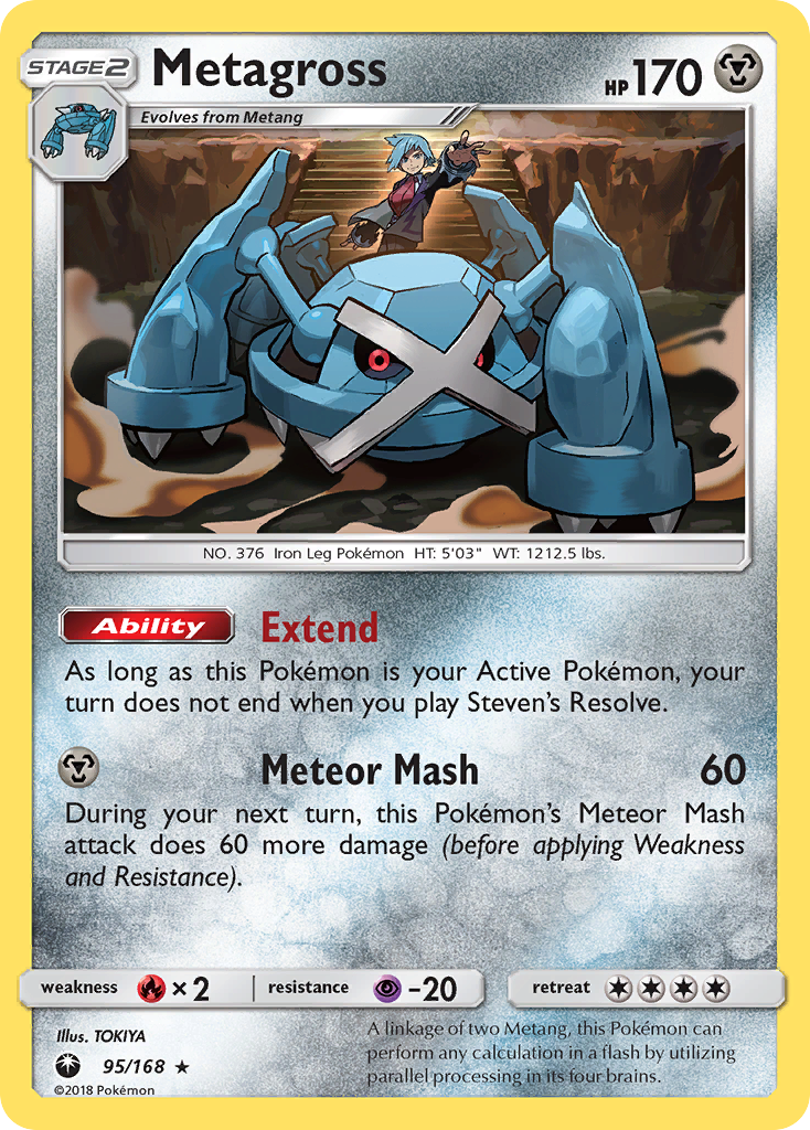 Metagross - Theme Deck - 95/168 - Rare [sm7-95] [Non-Holo]