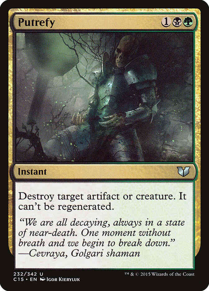 Putrefy [232] [Commander 2015] [Non-Foil]