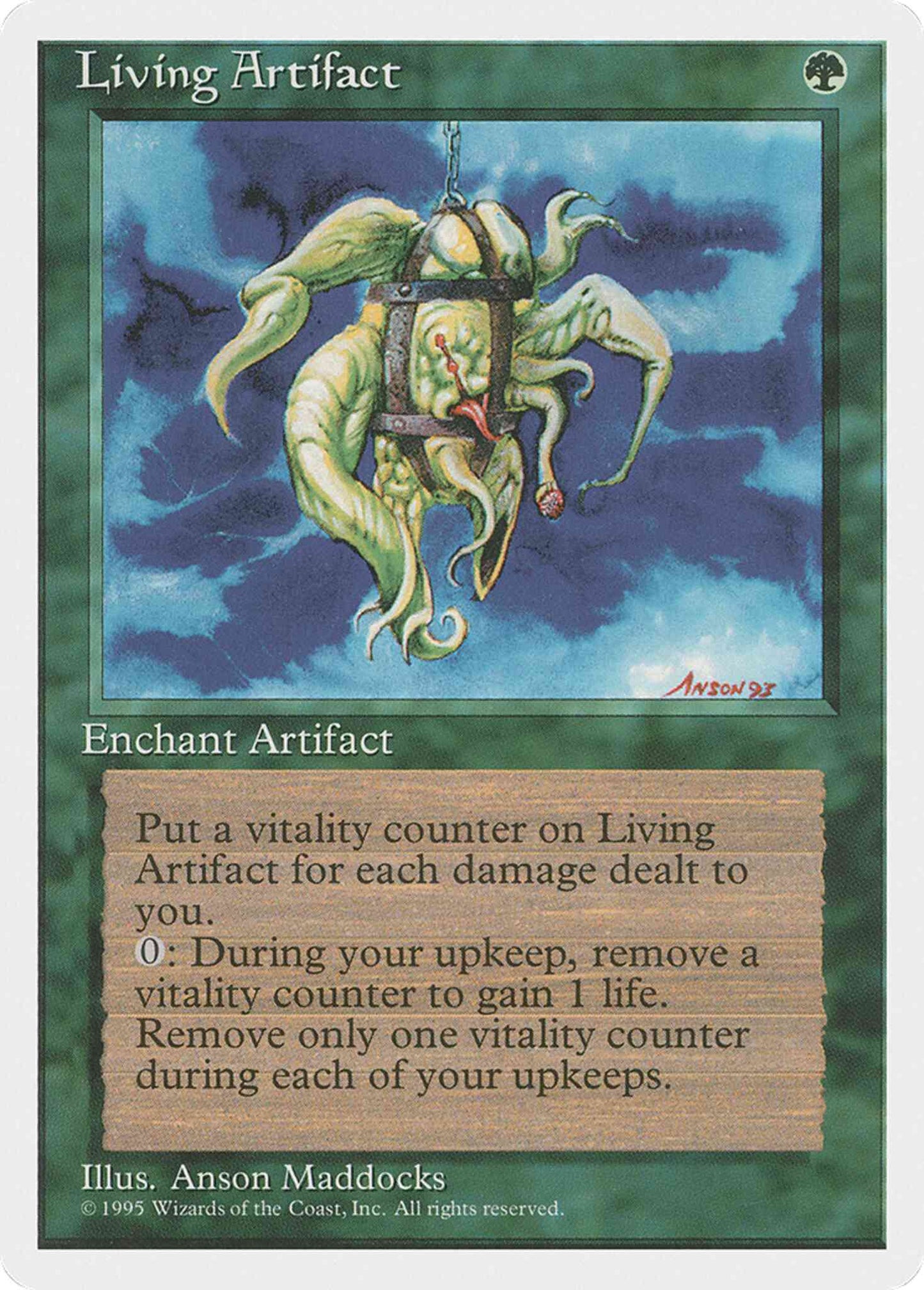 Living Artifact [259] [Fourth Edition] [Non-Foil]