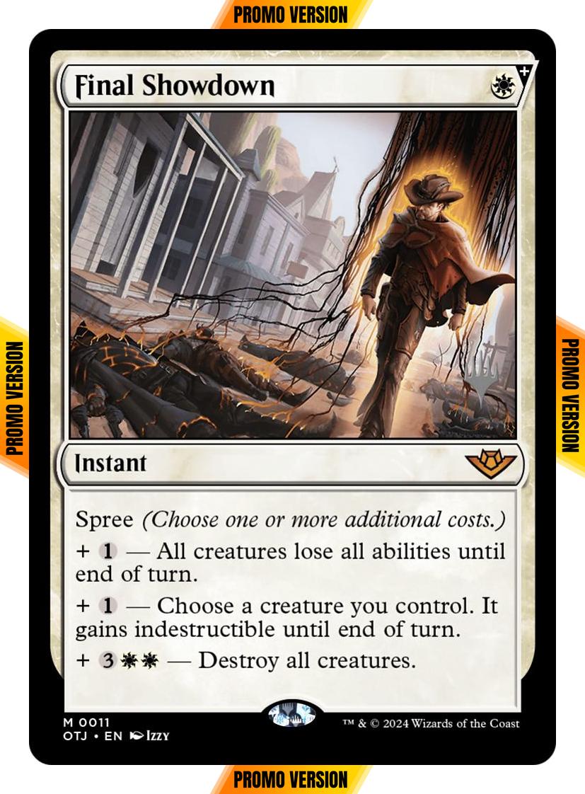 Final Showdown [11p] [Promo Pack] [Outlaws of Thunder Junction: Promos] [Non-Foil]