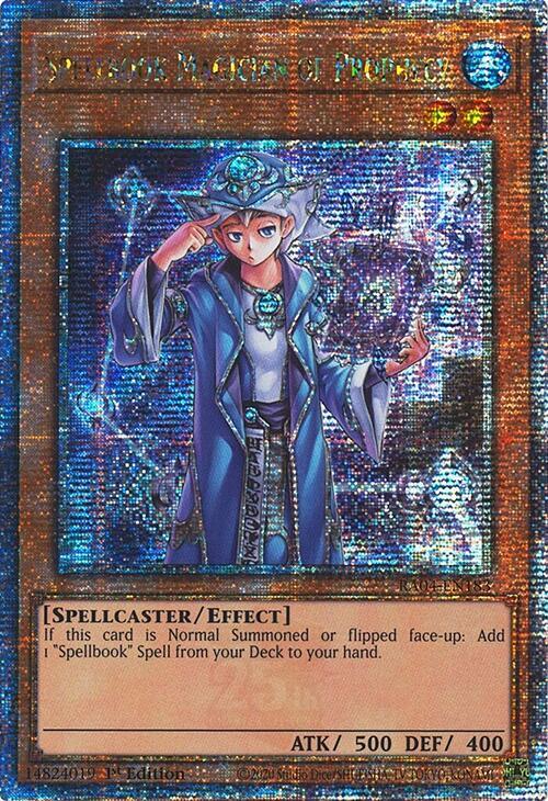 Spellbook Magician of Prophecy - RA04-EN183 - Quarter Century Secret Rare - 1st Edition