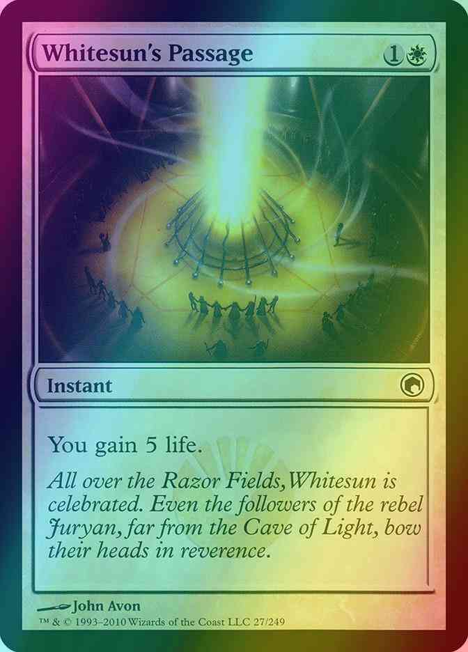 Whitesun's Passage [27] [Scars Of Mirrodin] [Foil]