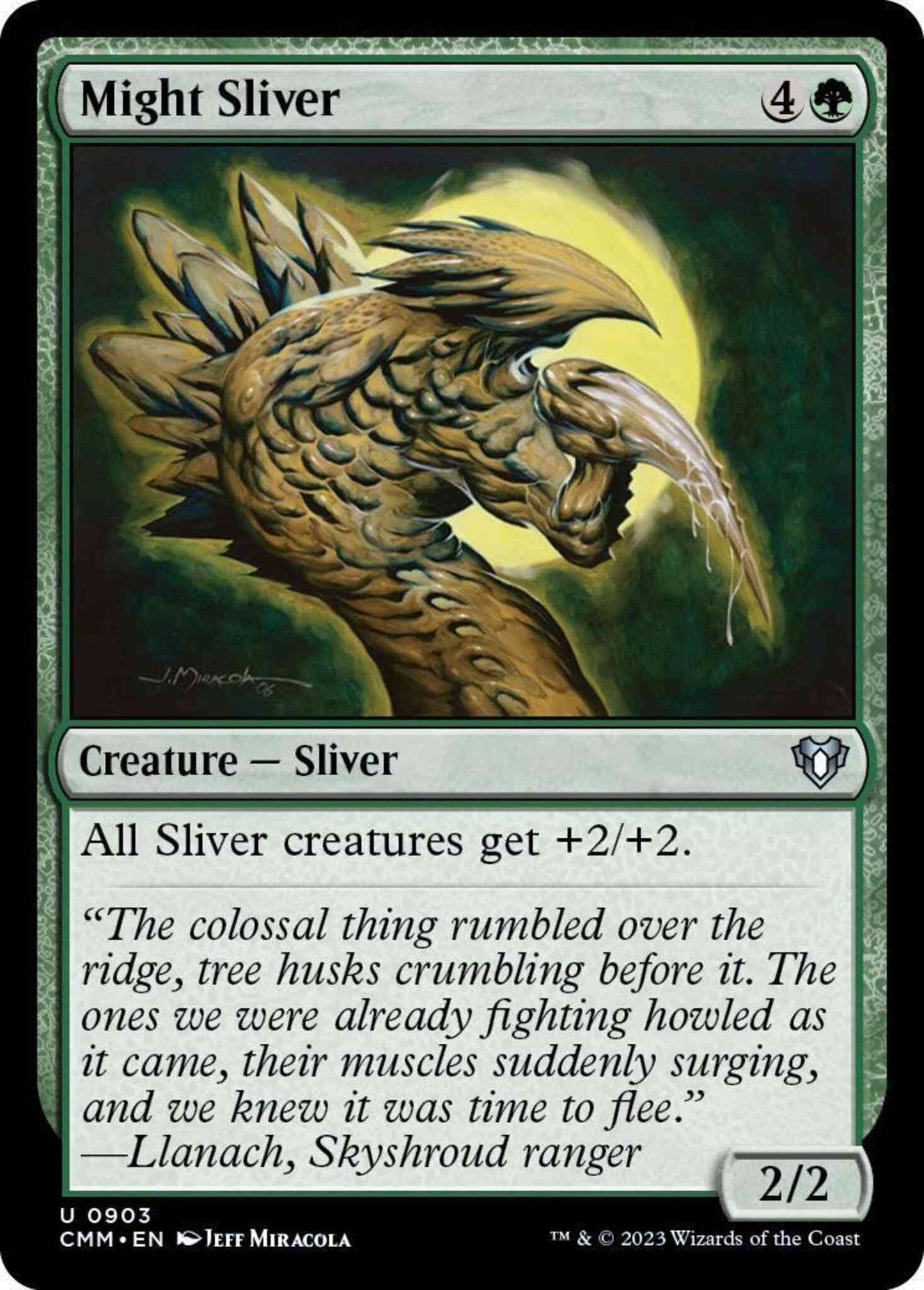 Might Sliver [903] [Commander Masters] [Non-Foil]