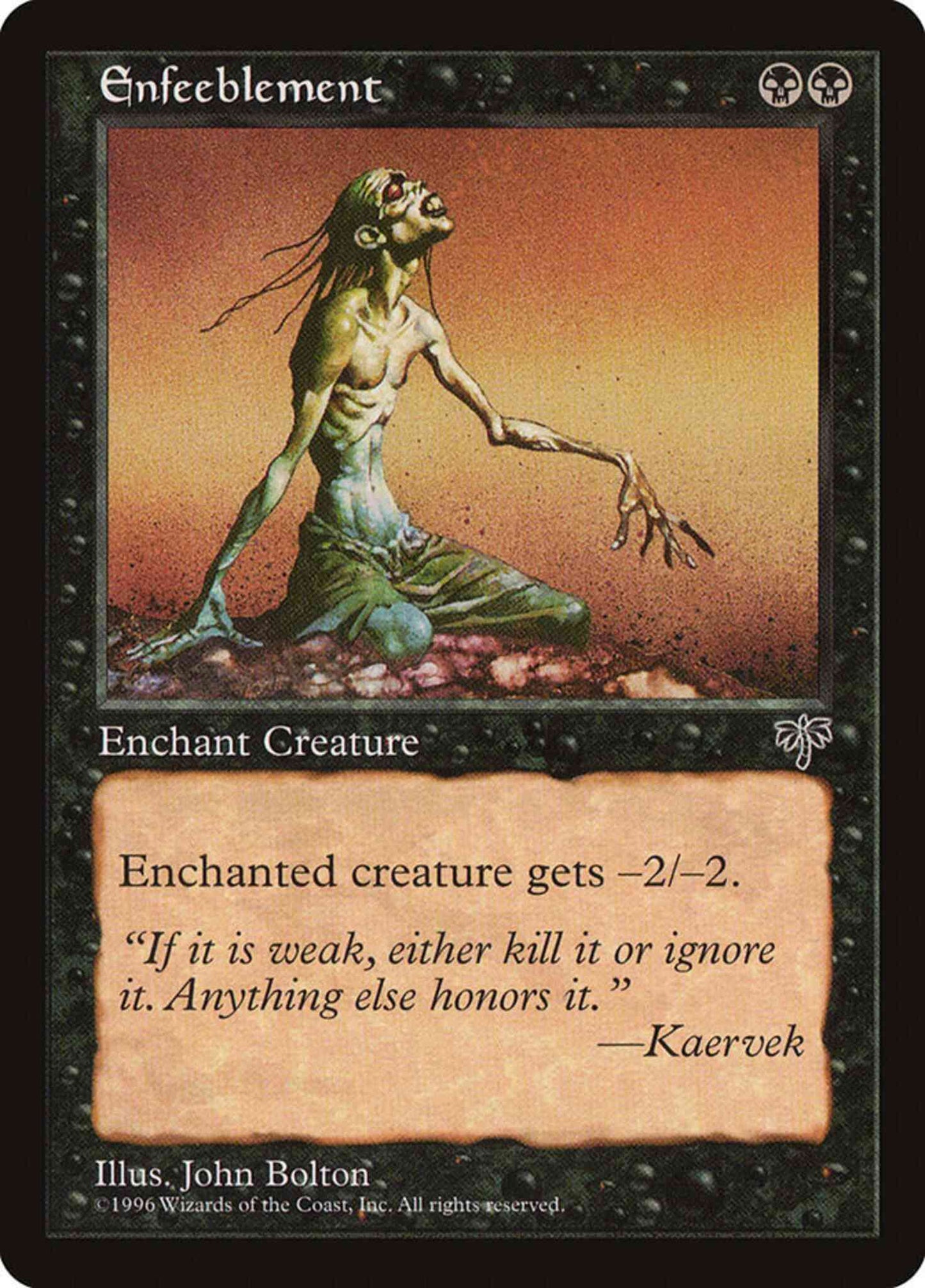 Enfeeblement [121] [Mirage] [Non-Foil]