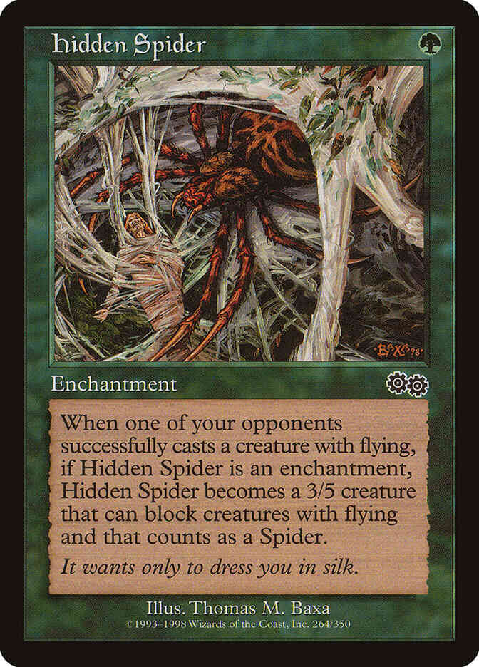 Hidden Spider [264] [Urza's Saga] [Non-Foil]