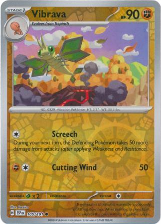 Vibrava - 105/191 - Common [sv08-105] [Reverse Holo]