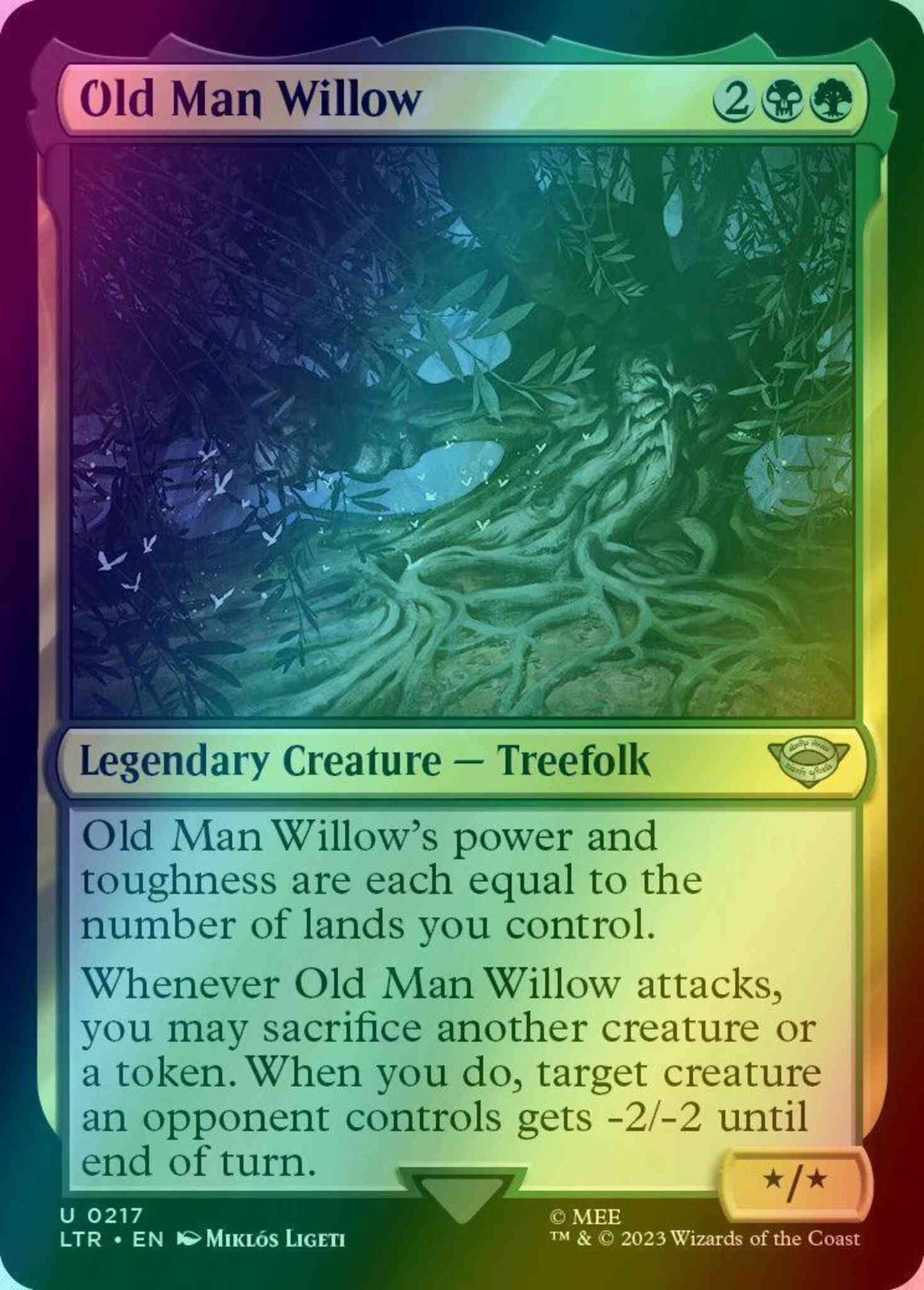 Old Man Willow [217] [The Lord of the Rings: Tales of Middle-earth] [Foil]
