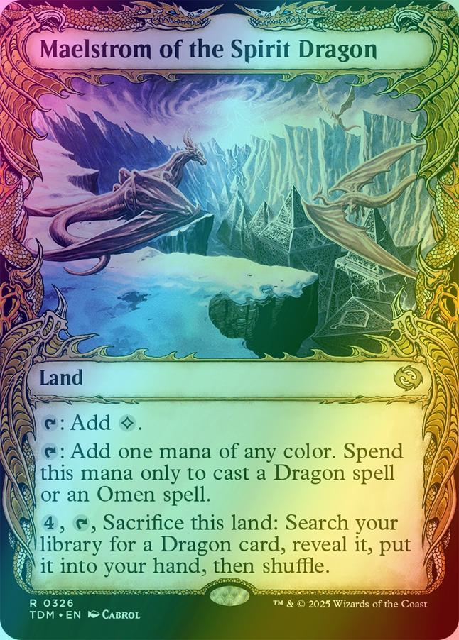 Maelstrom of the Spirit Dragon [326] [Draconic Frame Showcase] [Tarkir: Dragonstorm] [Foil]