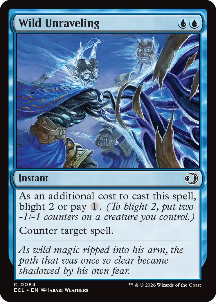 Wild Unraveling [84] [Lorwyn Eclipsed] [Non-Foil]