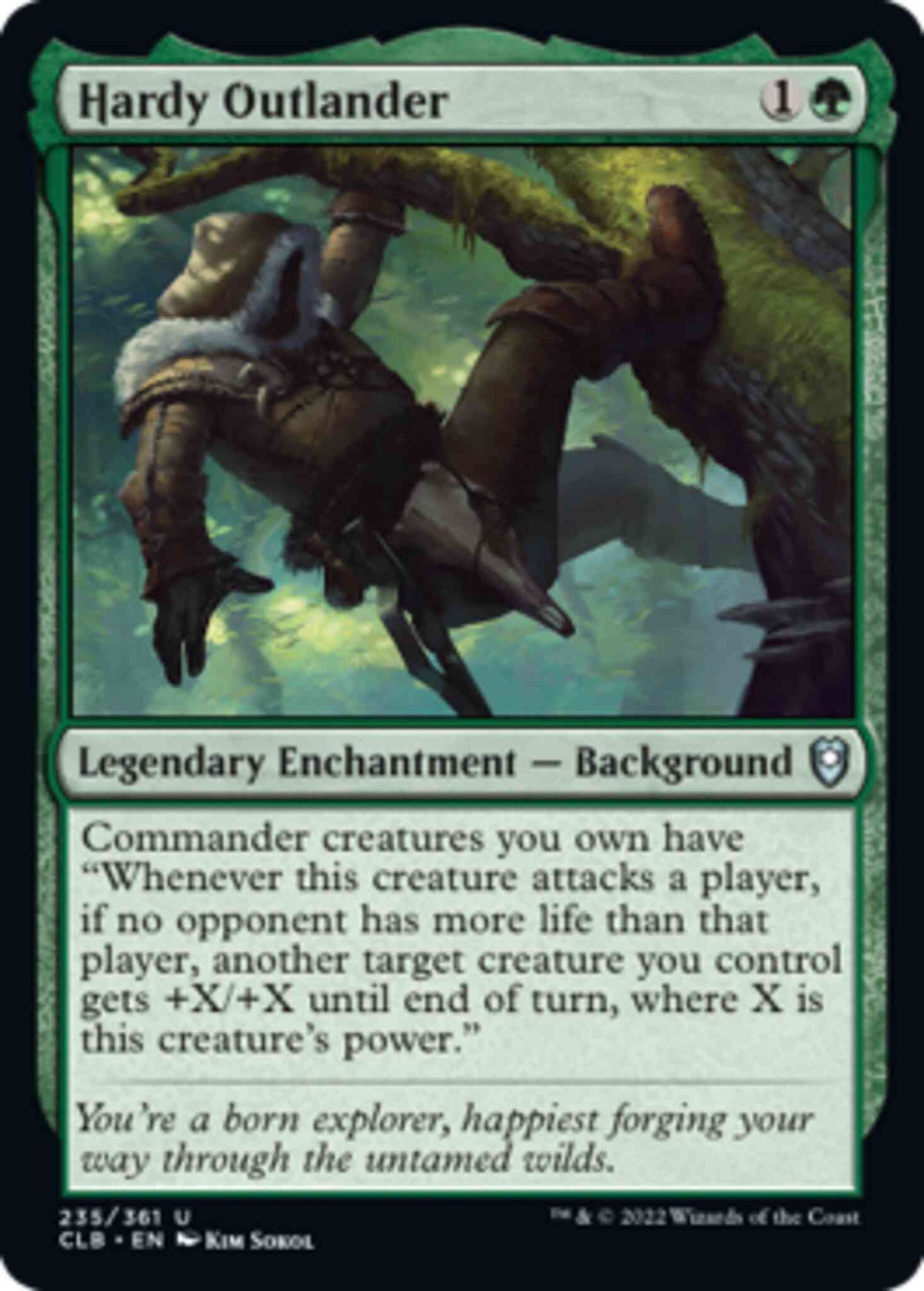 Hardy Outlander [235] [Commander Legends: Battle for Baldur's Gate] [Non-Foil]