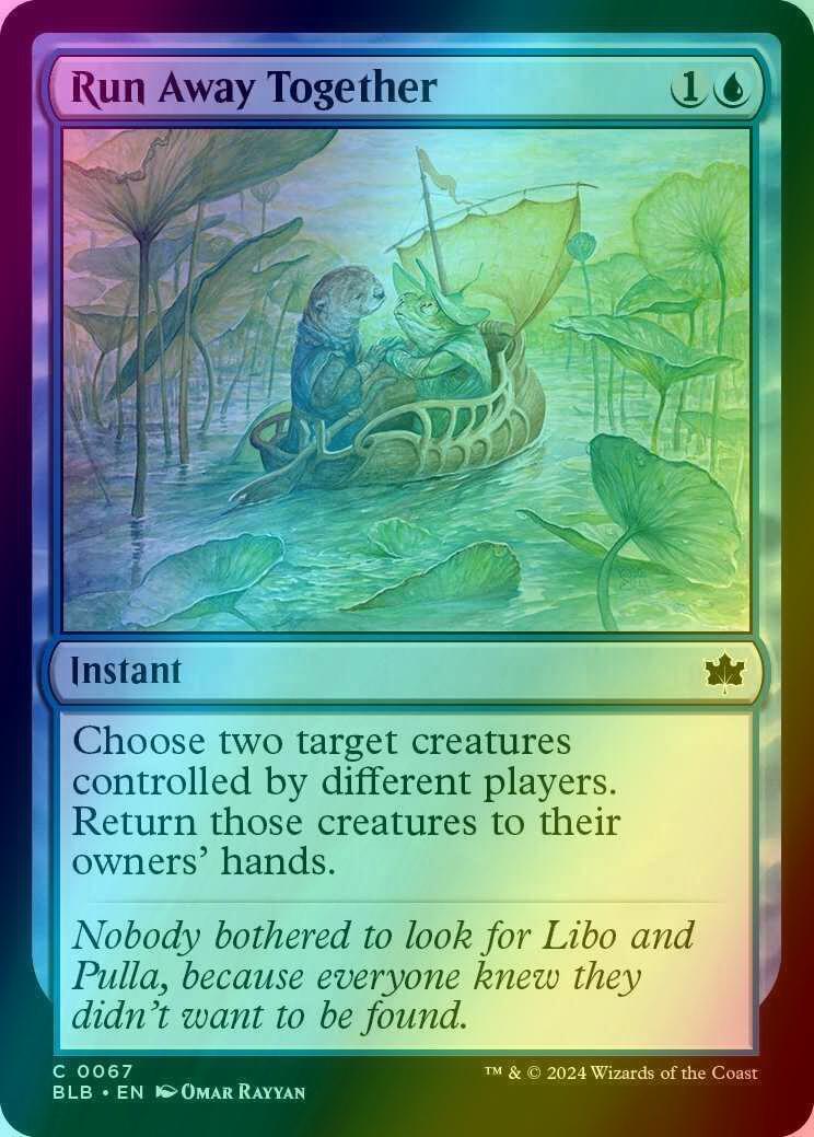 Run Away Together [67] [Bloomburrow] [Foil]