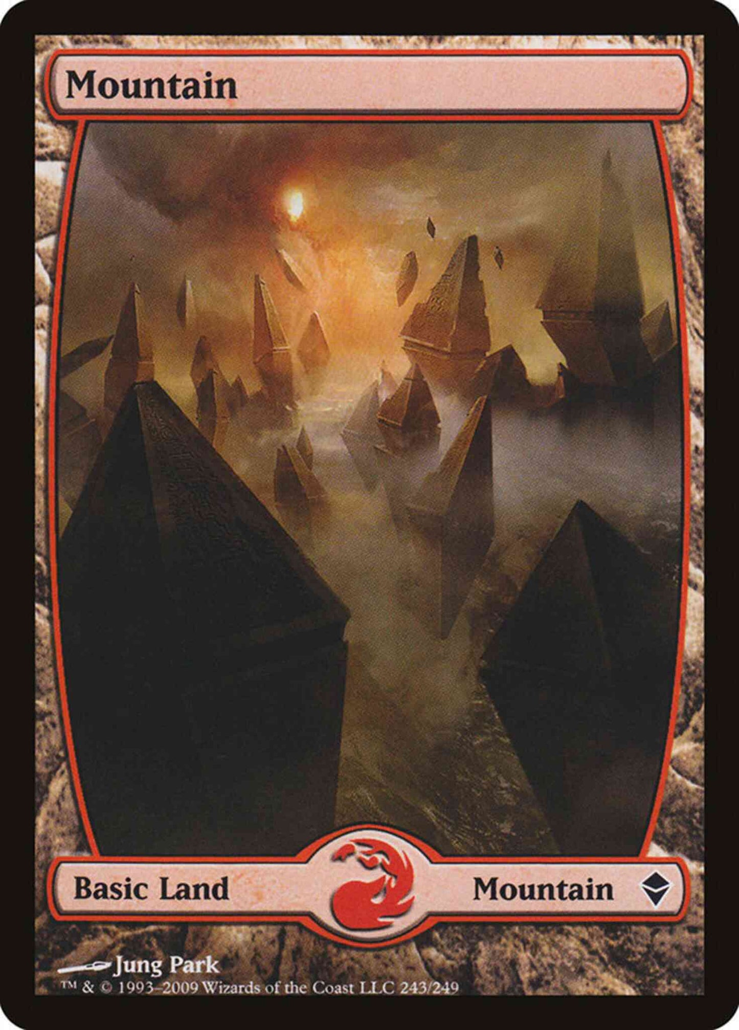 Mountain [243] [Full Art] [Zendikar] [Non-Foil]