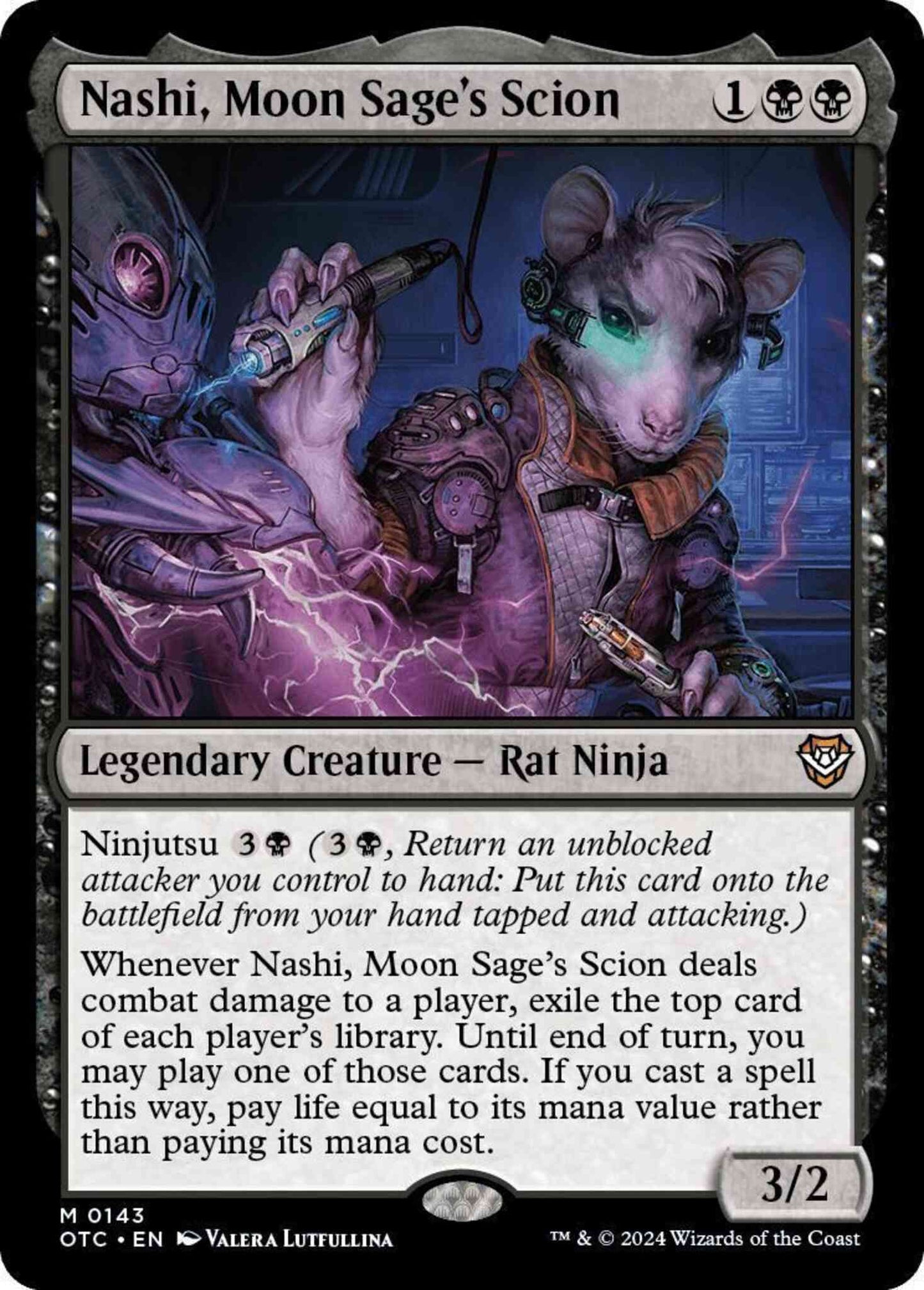 Nashi, Moon Sage's Scion [143] [Outlaws of Thunder Junction: Commander] [Non-Foil]