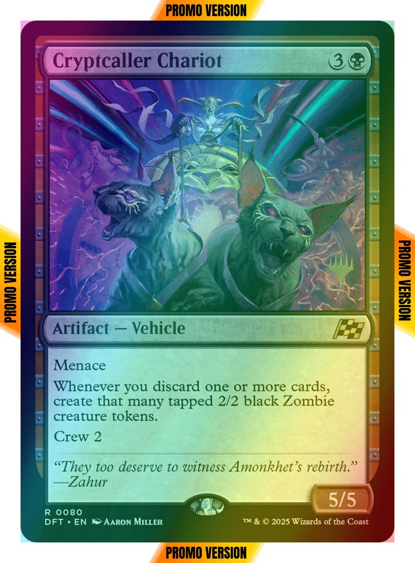 Cryptcaller Chariot [80p] [Promo Pack] [Aetherdrift: Promos] [Foil]