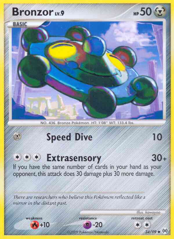 Bronzor - 34/99 - Uncommon [pl4-34] [Reverse Holo]
