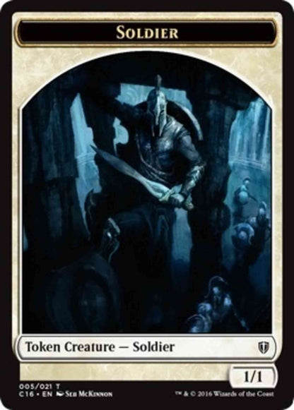 Soldier Token (05) // Squid Token (08) [Commander 2016 Tokens] [Non-Foil]
