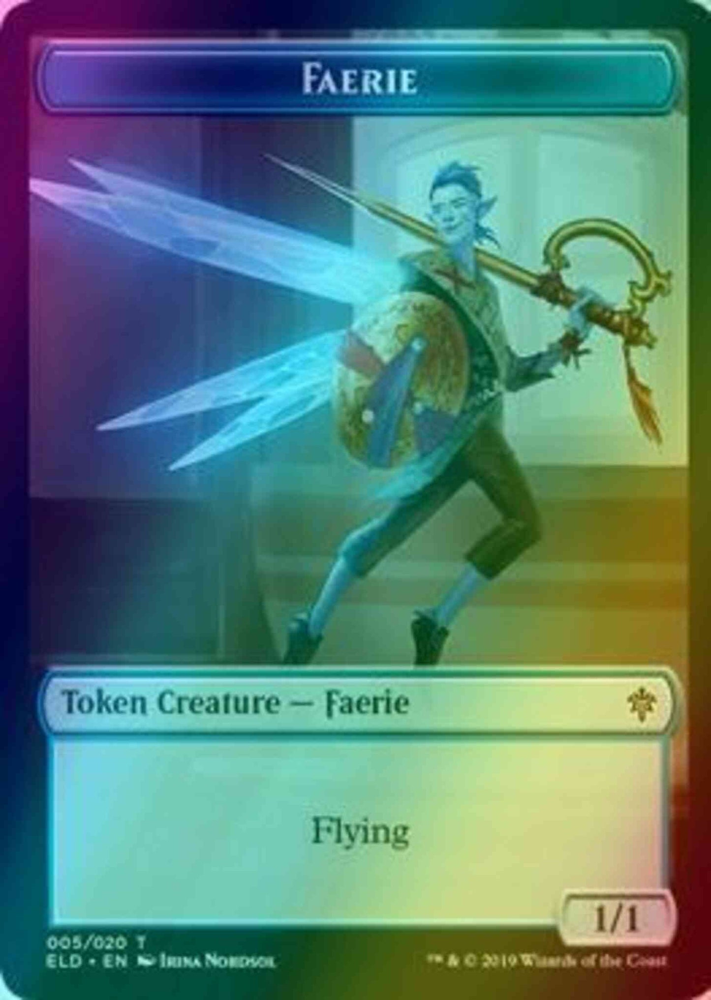 Faerie Token (05) // Food Token (17) [Throne of Eldraine Tokens] [Foil]