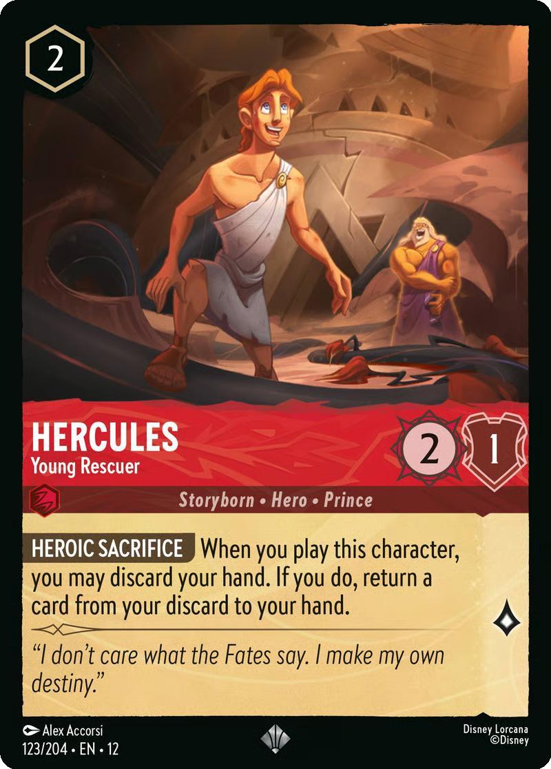 Hercules - Young Rescuer - 123/204 [Wilds Unknown] [Non-Foil]