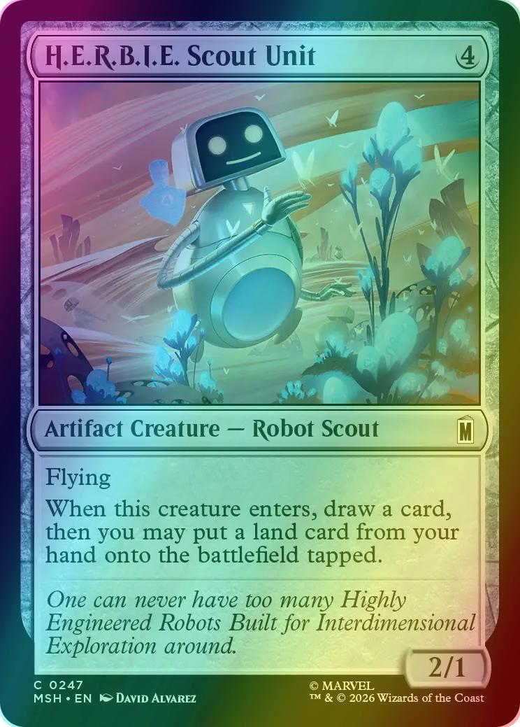 H.E.R.B.I.E. Scout Unit [247] [Marvel Super Heroes] [Foil]
