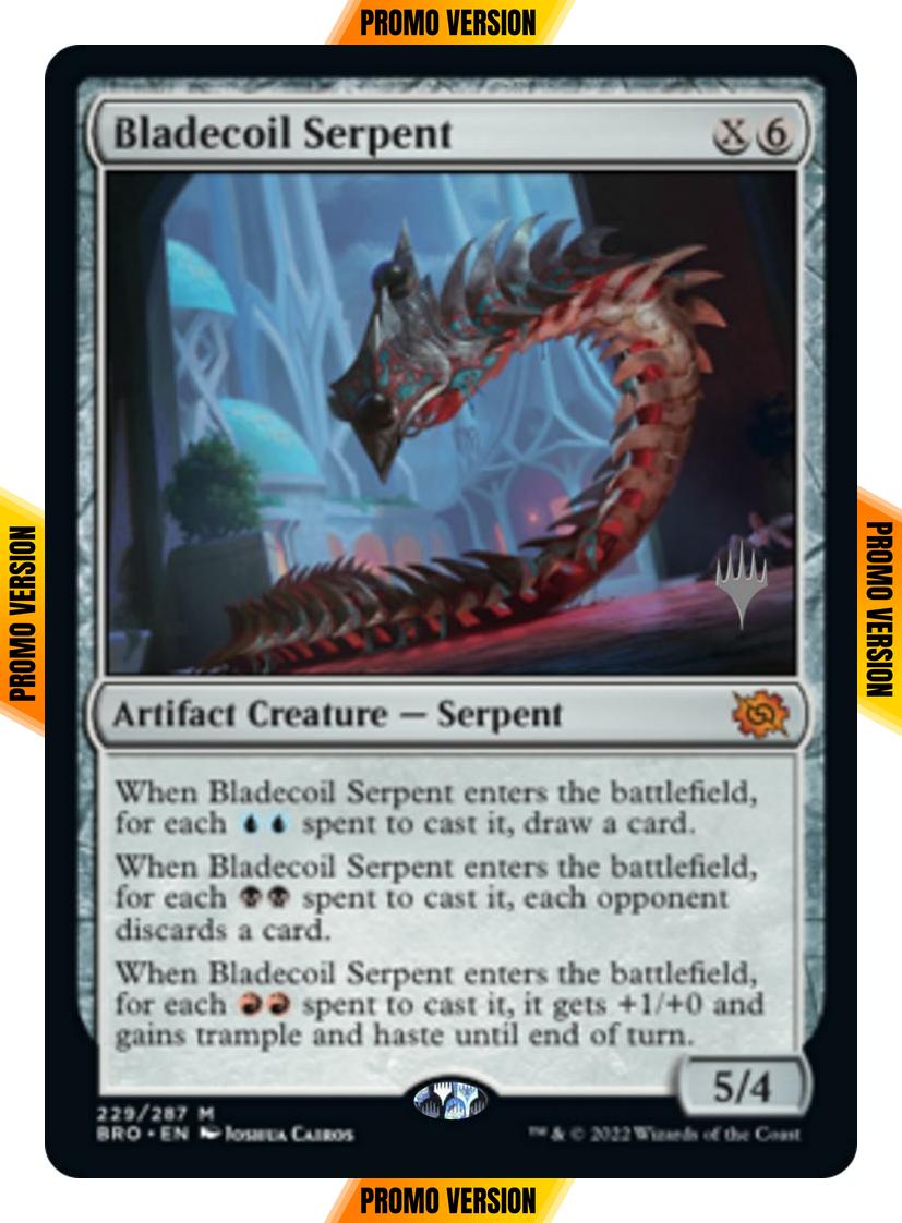 Bladecoil Serpent [229p] [Promo Pack] [The Brothers' War: Promos] [Non-Foil]