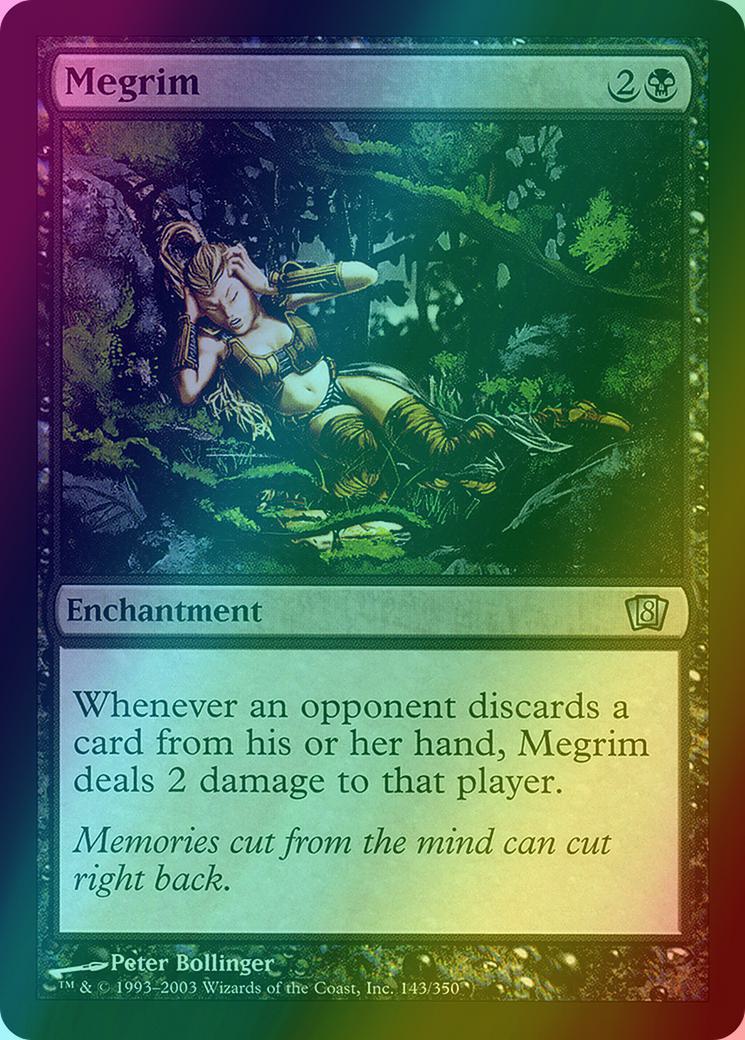 Megrim [143x] [Eighth Edition] [Foil]