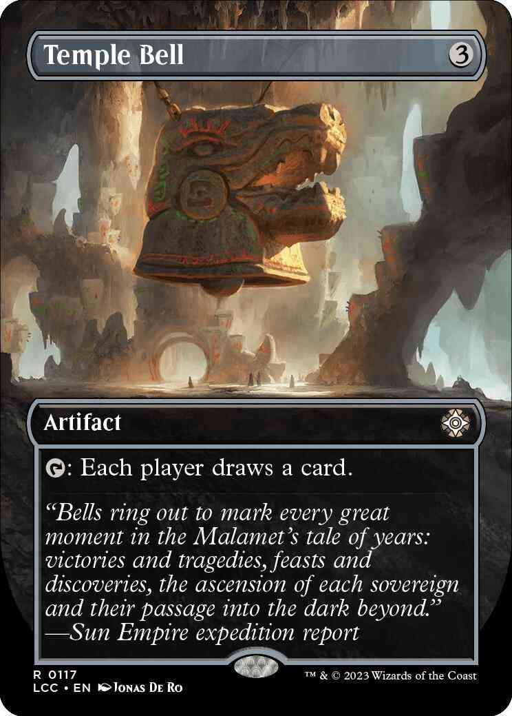 Temple Bell [117] [Borderless] [The Lost Caverns of Ixalan: Commander] [Non-Foil]