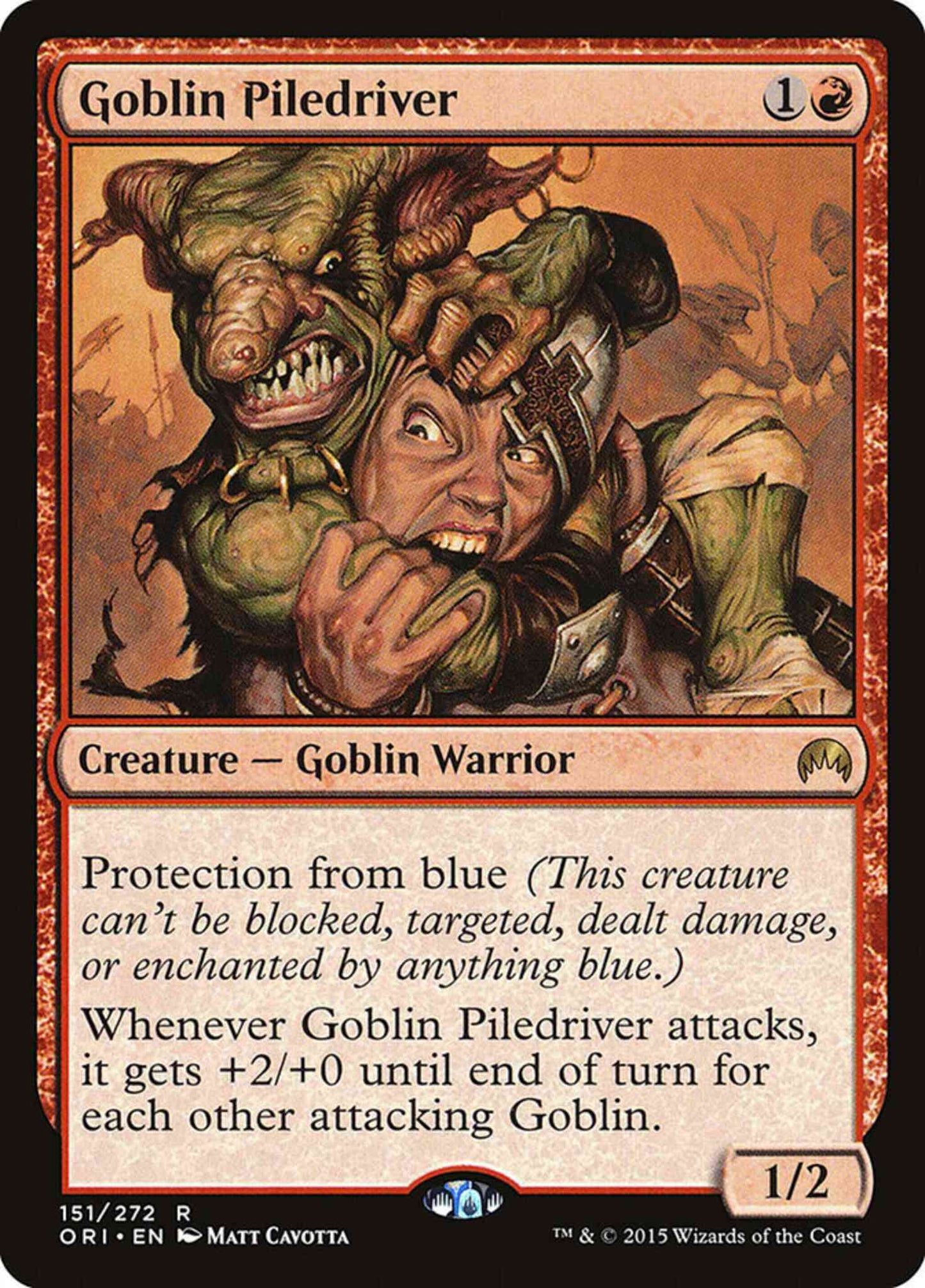 Goblin Piledriver [151] [Magic Origins] [Non-Foil]