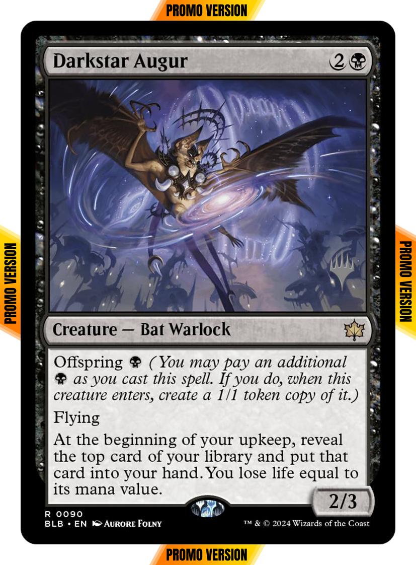 Darkstar Augur [90p] [Promo Pack] [Bloomburrow: Promos] [Non-Foil]