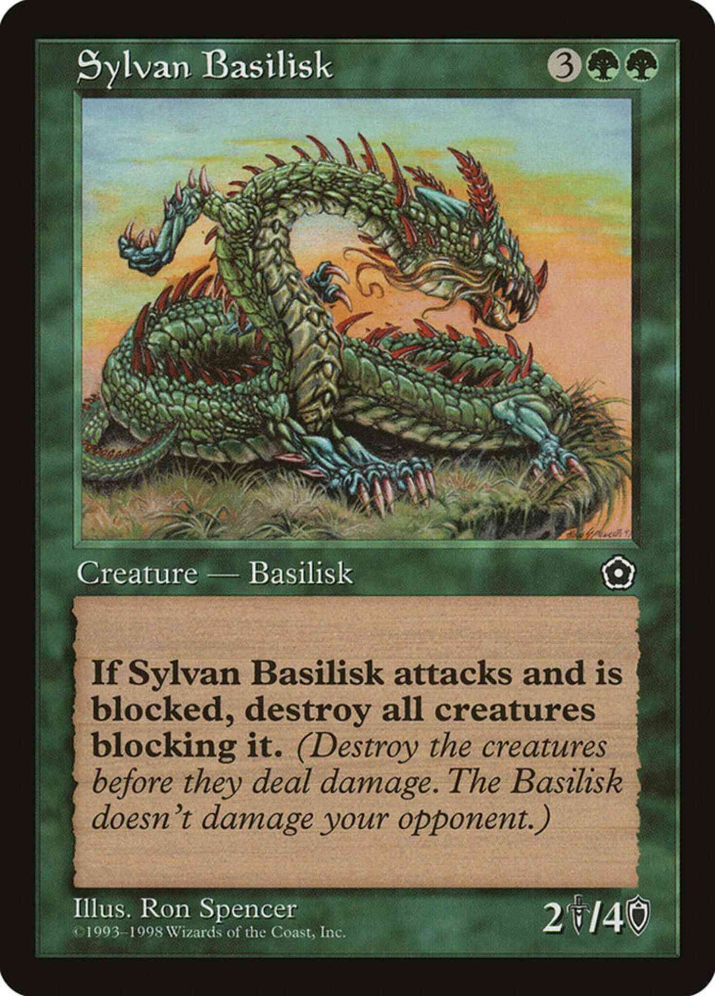 Sylvan Basilisk [146] [Portal Second Age] [Non-Foil]