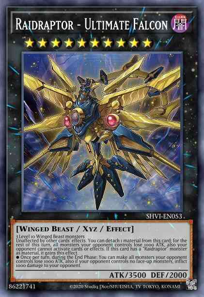Raidraptor - Ultimate Falcon - SHVI-EN053 - Super Rare - 1st Edition