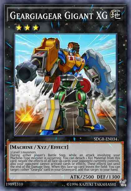 Geargiagear Gigant XG - SDGR-EN034 - Ultra Rare - 1st Edition
