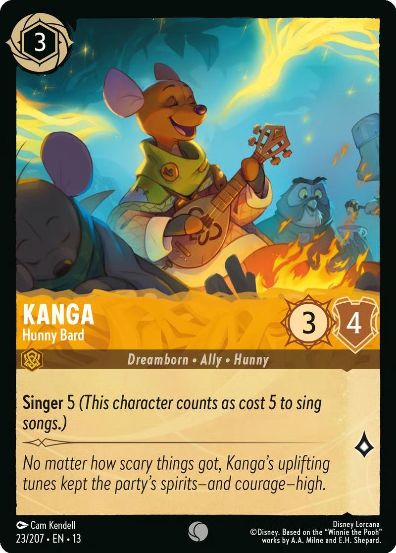 Kanga - Hunny Bard - 23/204 [Attack of the Vine!] [Non-Foil]