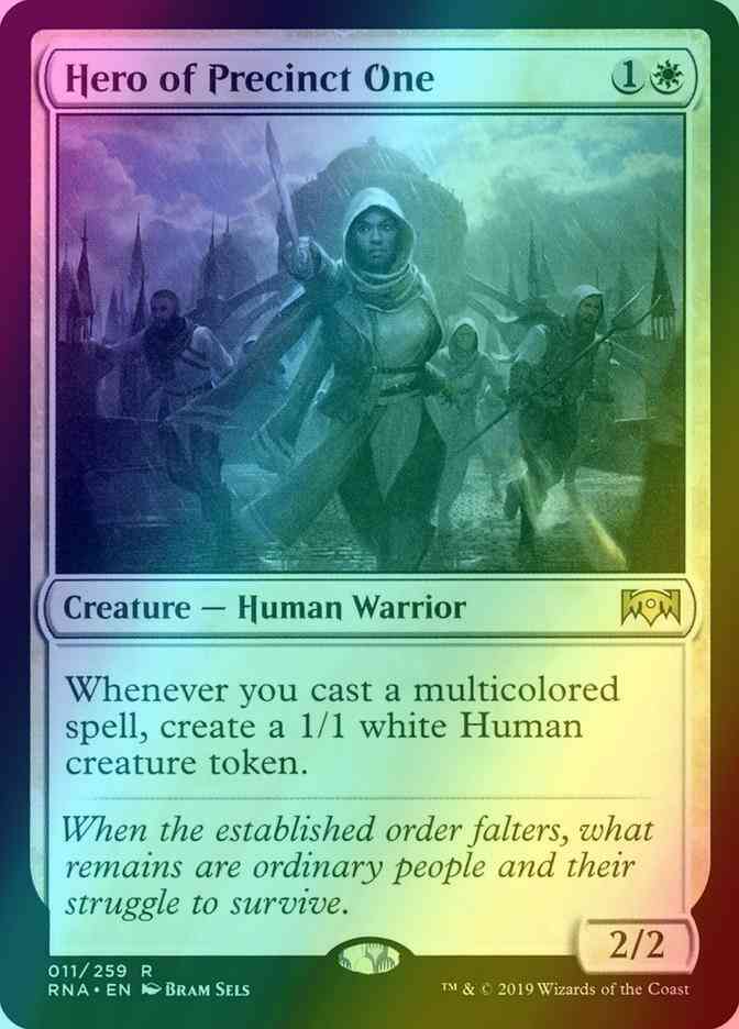 Hero of Precinct One [11] [Ravnica Allegiance] [Foil]