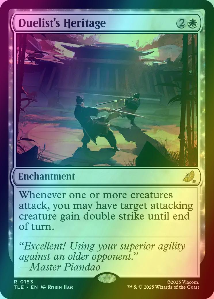 Duelist's Heritage [153] [Avatar: The Last Airbender Eternal] [Foil]