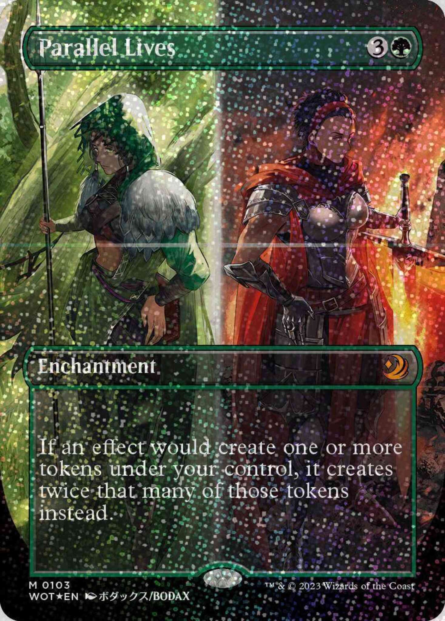 Parallel Lives [103] [Borderless] [Anime] [Wilds of Eldraine: Enchanting Tales] [Confetti Foil]