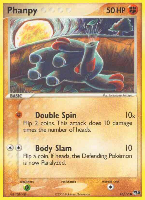 Phanpy - 15/17 - Common [pop2-15] [Non-Holo]