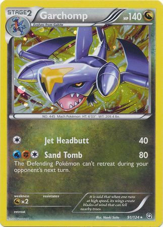 Garchomp - 91/124 - Promo [Blister Pack] [BW6MSP-91] [Cosmos Holo]