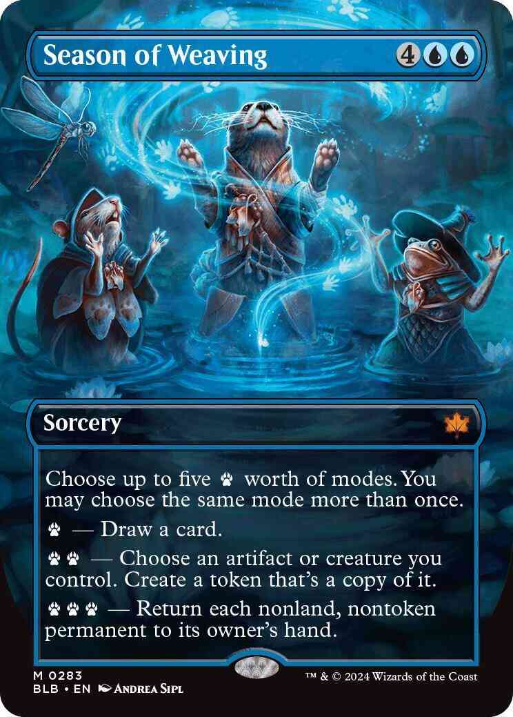 Season of Weaving [283] [Borderless] [Bloomburrow] [Non-Foil]